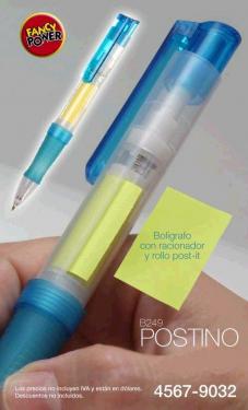 pen with post it